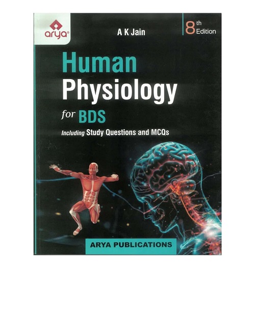 Untitled design (10) Human physiology for BDS 8/e 2025 by A k Jain - Image 1