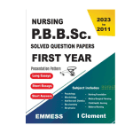 Nursing P.B.B.Sc. Solved Question Paper first year 2023 - 2011 By I.Clement
