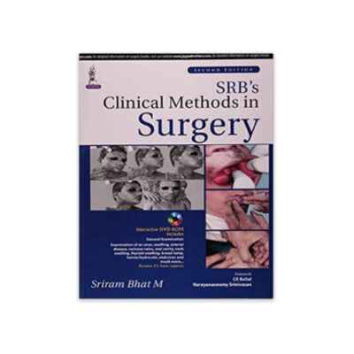 SRB’s Clinical Methods in Surgery 2md edition by Sriram Bhat R