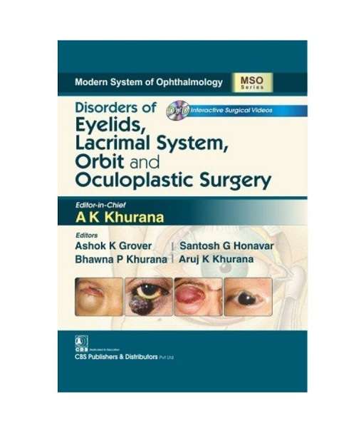 Untitled design (20) Disorders Of Eyelids Lacrimal System Orbit And Oculoplastic Surgery (MSO Series 2026) By A K Khurana - Image 1