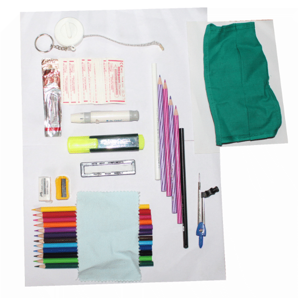 Contents of Anatomy kit for 1st year MBBS & BDS