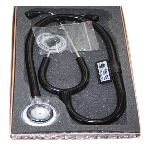 microtone black stethoscope