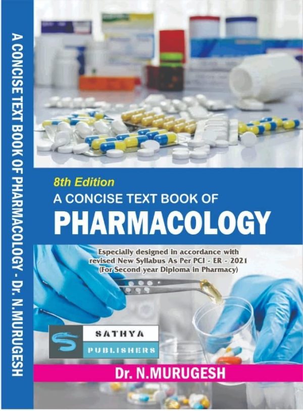 A Concise Text Book Of Pharmacology 8/E Rewritten 2022 by Dr. N ...