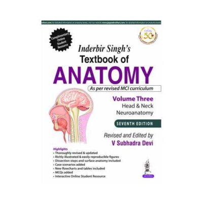 Inderbir Singh's Textbook Of Anatomy 7th/2019 (Vol. 3)