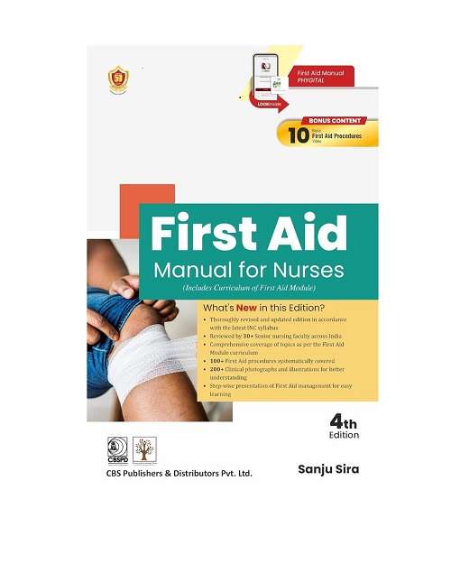 Untitled design (25) First Aid Manual for Nurses by Sanju Sira 4/e 2026 - Image 1