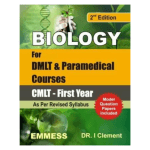 Biology For DMLT & Paramedical Courses 2/e (CMLT-First Year) by Dr. I Clement
