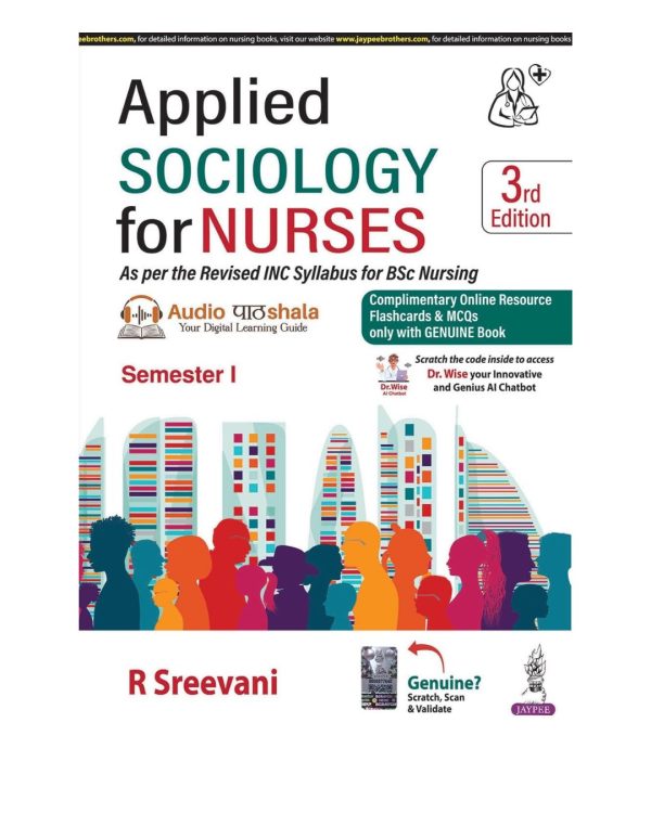 Applied Sociology For Nurses (Semester-1) by R Sreevani 3/e 2025 - Image 1