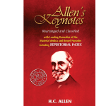 Allens' Keynotes - Rearranged and Classified with Leading Remedies of the Materia Medica and Bowel Nosodes 2006 by Henry Clay Allen