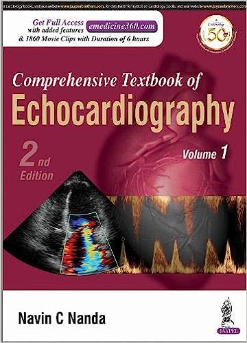 Comprehensive Textbook of Echocardiography (2 Volume Set) By Navin C ...