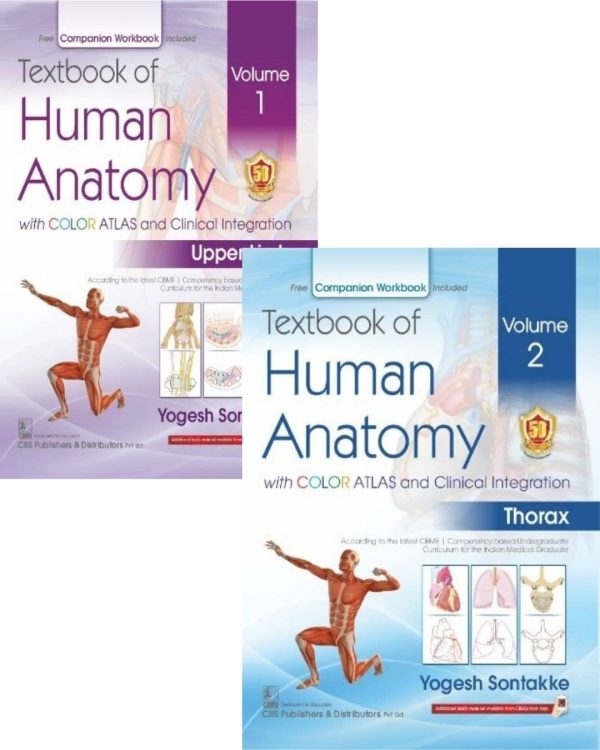 Textbook Of Human Anatomy With Color Atlas And Clinical Integration Vol 1 And 2 Set 2022 By 