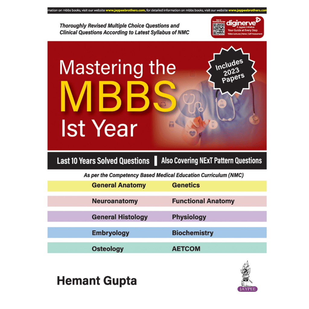 Mastering the MBBS 1st Year 1ed 2024 by Hemant Gupta Prithvi Medical