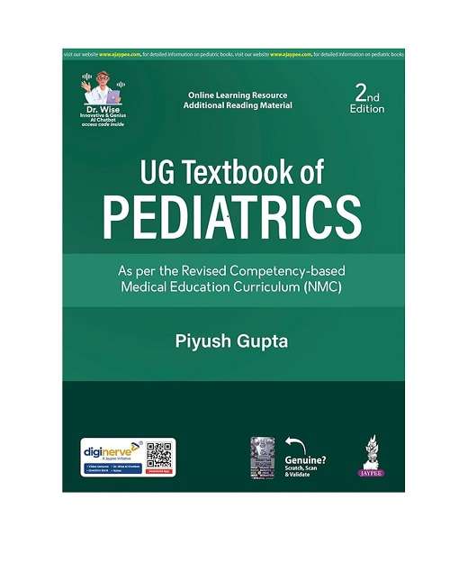 Untitled design (13) UG Textbook of Pediatrics by Piyush Gupta 2/e 2026 - Image 1