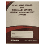 Cumulative Record for Diploma in GNM Courses By Prof. Vijayamalar.S