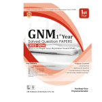 GNM 1st Year Solved Question Papers 2023-2014 (PB 2024) by Dr Sandeep Kaur