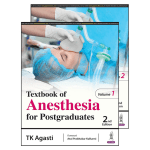 Textbook of Anesthesia for Postgraduates: Two Volume Set 2/e 2024 by TK Agasti