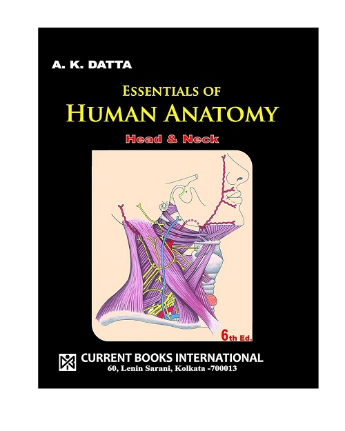 Untitled design (8) Essentials of Human Anatomy (Head & Neck) VOL-2 - 6/e 2018 by A. K. Datta - Image 1