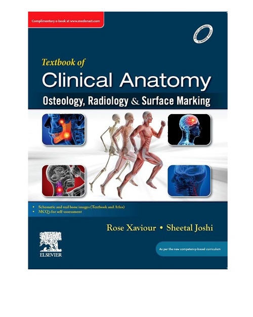 Untitled design (22) Textbook of Clinical Anatomy, Osteology, Radiology & Surface Marking, Volume-6 by Rosemol Xaviour 1/e 2025 - Image 1