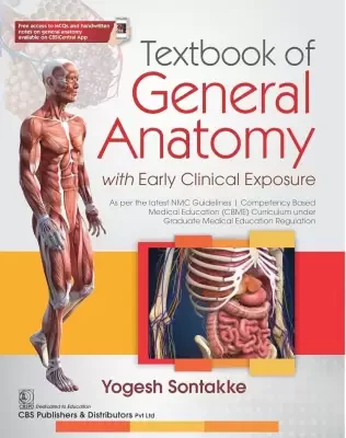 Textbook of General Anatomy with Early Clinical Exposure by Yogesh Sonatakke 1/e 2024