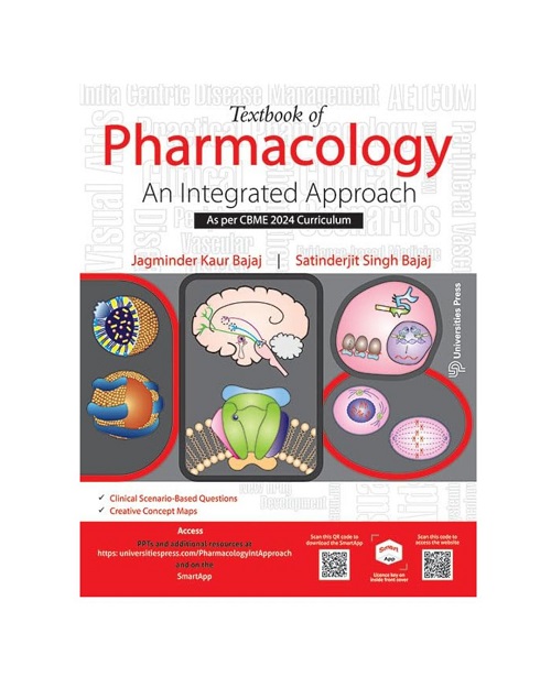 Untitled design (9) Textbook of Pharmacology: An Integrated Approach 1/e 2025 by Dr Jagminder Kaur Bajaj - Image 1