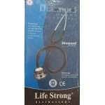 LIFE STRONG - Diamond Heart Stethoscope (Black)