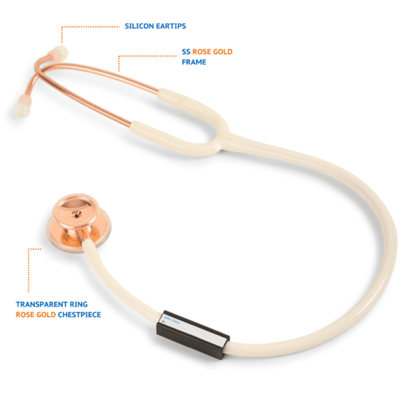 Lifeline Stethoscope Himalaya Rose - Galaxy Edition - Image 2