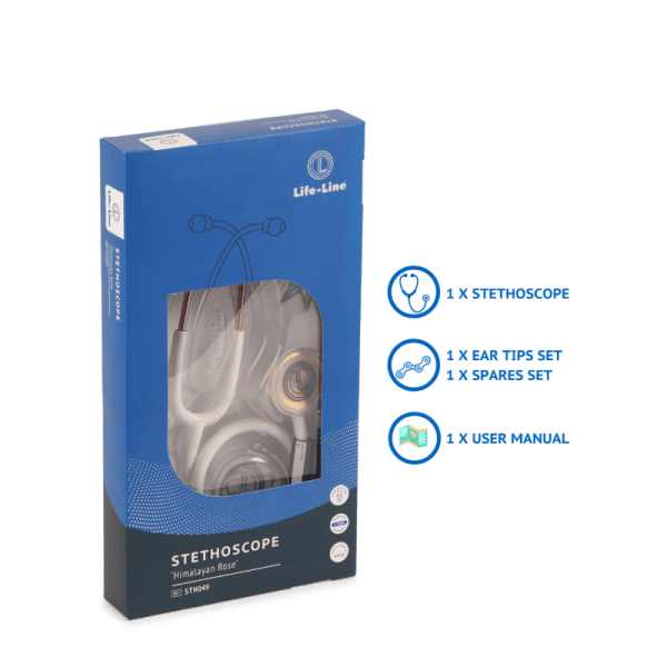 Lifeline Stethoscope Himalaya Rose - Galaxy Edition - Image 3